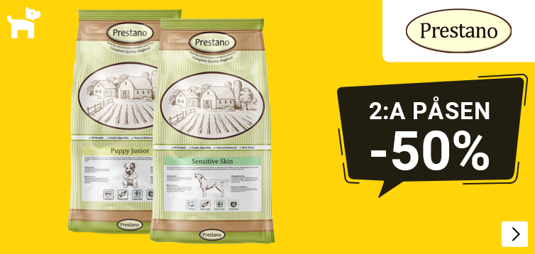 PRESTANO 2e zak 50% korting DOG